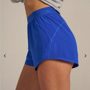 Outdoor Voices Blue Athletic Shorts Lightweight Performance